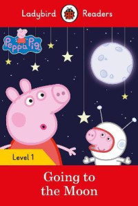 Image of Peppa pig going to the moon