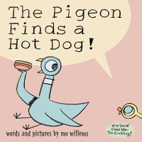 Image of The pigeon finds a hot dog!