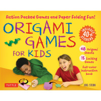 Image of Origami games for kids kit: action packed games and paper folding fun!
