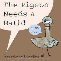 Image of The pigeon needs a bath!