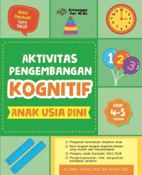 Image of Aktivitas pengembangan kognitif anak usia dini usia 4-5 tahun
