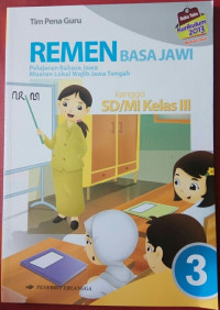 Image of Remen basa jawi kanggo sd kelas 3 kurikulum 2013
