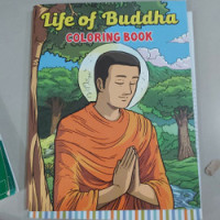 Image of Life of buddha coloring book
