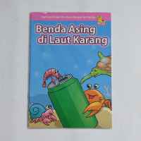 Image of Benda asing di laut karang