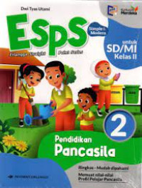 Image of Esps erlangga pendidikan pancasila kurikulum merdeka kelas 2