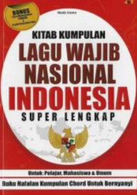 Image of Kitab kumpulan lagu wajib nasional indonesia super lengkap