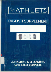 Image of Mathlete english supplement grade 3