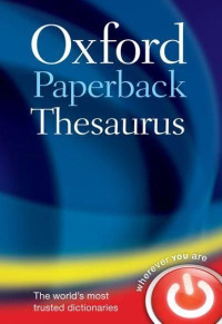 Image of Oxford paperback thesaurus (class)