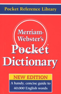 Image of Meriam-wester's pocket dictionary