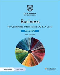 Image of Business for cambridge international as & a level: workbook 2nd edition