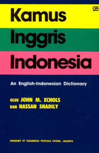 Image of Kamus inggris-indonesia = an english-indonesian dictionary