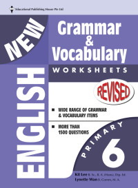Image of New english grammar & vocabulary worksheets: primary 6